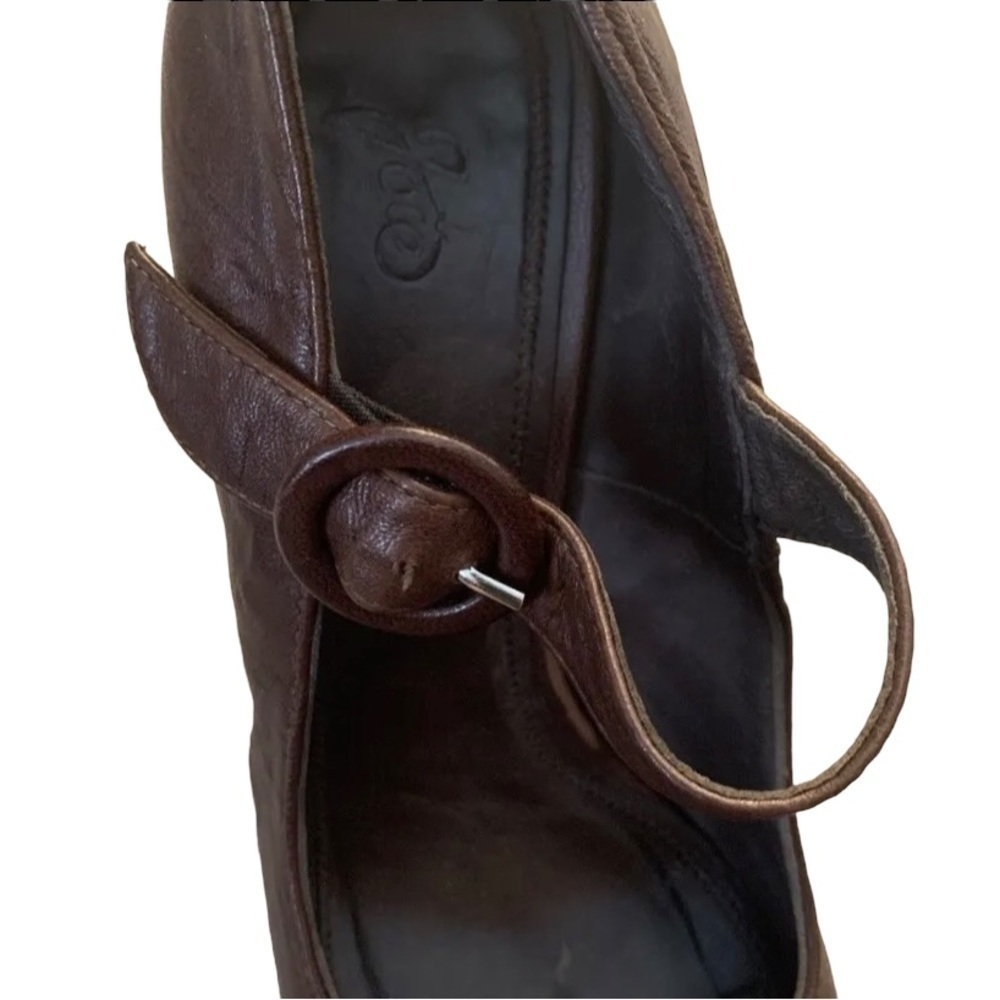 Joie Brown Leather Heels - Picture 7 of 9